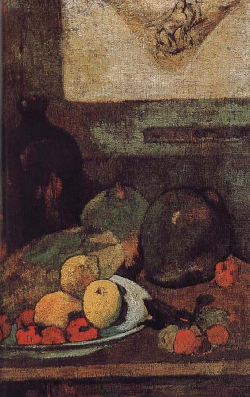 There is still life painting, Paul Gauguin